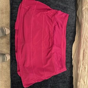 lululemon athletica Hot Pink Athletic Skort